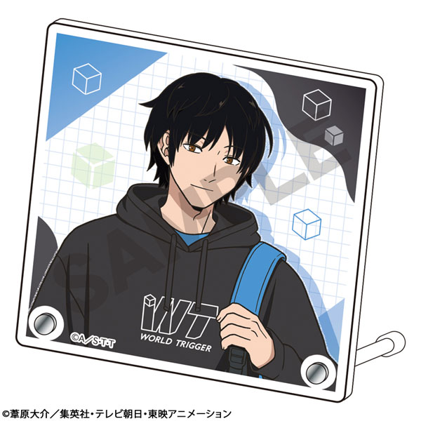 AmiAmi [Character & Hobby Shop]  World Trigger New Illustration Yuichi Jin  Tin Badge Trigger On Ver.(Pre-order)