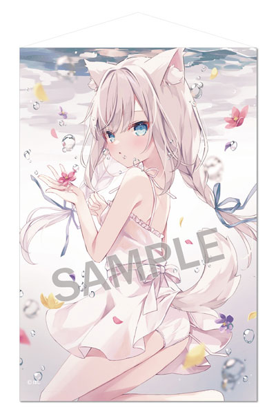 Brendream Hoshi B2 Wall Scroll Aqua Mashiro-chan รูปภาพ 1