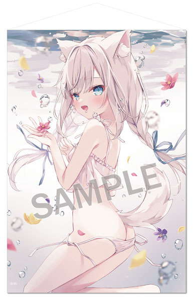 Brendream Hoshi B1 Wall Scroll Aqua Mashiro-chan Extra Edition image 1