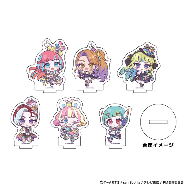 AmiAmi [Character & Hobby Shop]  Chara Acrylic Figure Cotton Rock 'n' Roll  02/ Group Design(Released)