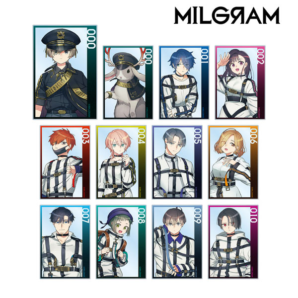 Hot Anime MILGRAM Q Version Acrylic Keychain MILGЯAM Haruka