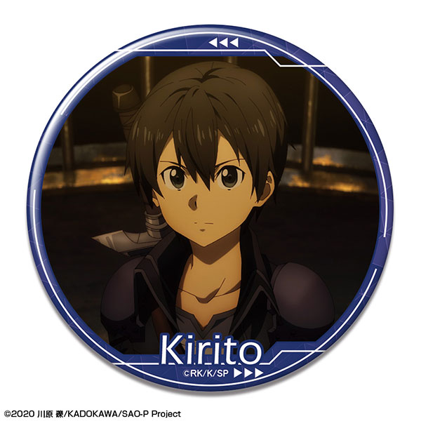 License Agent Sword Art Online -Progressive- Scherzo of Deep Night Tin Badge 01 Kirito /A รูปภาพ 1