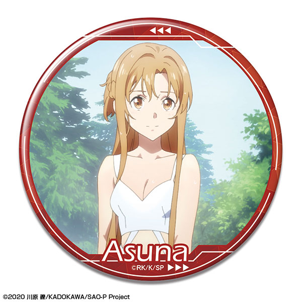 License Agent Sword Art Online -Progressive- Scherzo of Deep Night Tin Badge 07 Asuna /C รูปภาพ 1