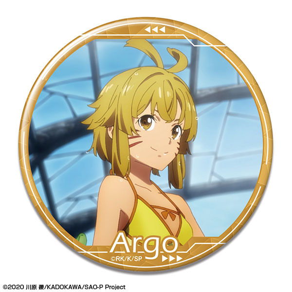 License Agent Sword Art Online -Progressive- Scherzo of Deep Night Tin Badge 16 Argo /A รูปภาพ 1