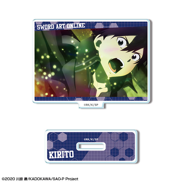 License Agent Sword Art Online -Progressive- Scherzo of Deep Night Mini Acrylic Stand Kirito /B รูปภาพ 1