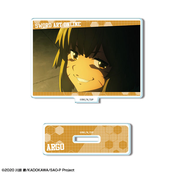 License Agent Sword Art Online -Progressive- Scherzo of Deep Night Mini Acrylic Stand Argo /D รูปภาพ 1