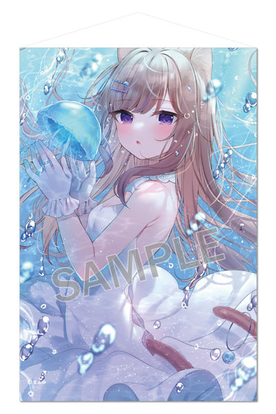 Brendream Mafuyu B2 Wall Scroll Aqua Leo-chan image 1