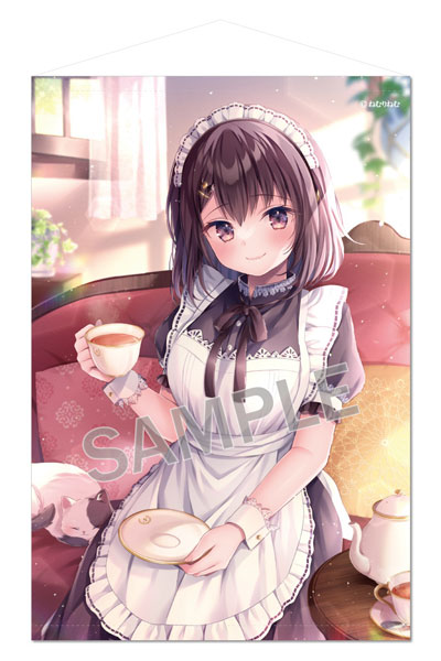 Brendream Nemuri Nemu B2 Wall Scroll Tea Time Kurokawa-san รูปภาพ 1
