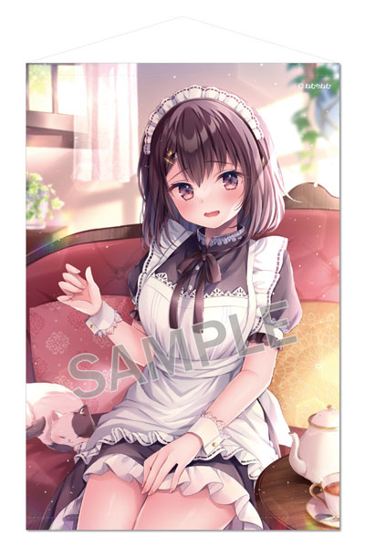 Brendream Nemuri Nemu B2 Wall Scroll Tea Time Kurokawa-san Extra Edition รูปภาพ 1