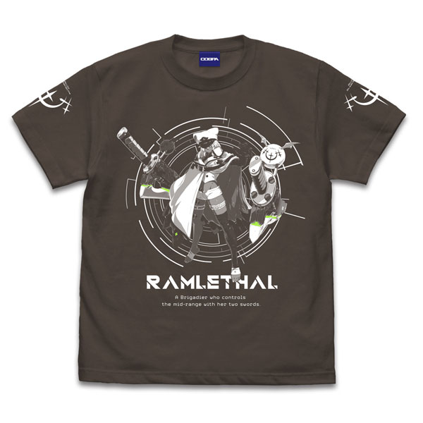 COSPA GUILTY GEAR -STRIVE- Ramlethal T-shirt /CHARCOAL-M รูปภาพ 1