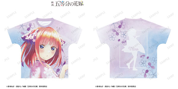 AmiAmi [Character & Hobby Shop]  Movie The Quintessential Quintuplets  T-shirt L Size Design 02 (Nino Nakano) [New Illustration](Pre-order)