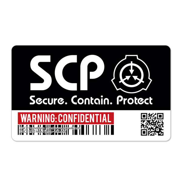 AmiAmi [Character & Hobby Shop]  SCP Foundation Outdoor Sticker