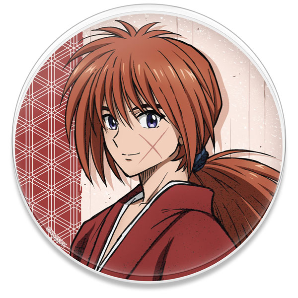 AmiAmi [Character & Hobby Shop]  Rurouni Kenshin -Meiji Swordsman Romantic  Story- Acrylic Coaster A [Kenshin Himura](Released)