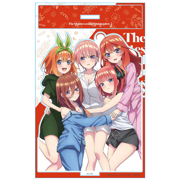 AmiAmi [Character & Hobby Shop]  Movie The Quintessential Quintuplets  New Illustration Group Cherry Blossom Japanese Outfit ver. Ani-Art aqua  label A4 Acrylic Panel(Pre-order)