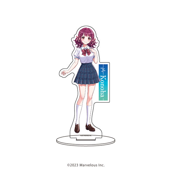 AmiAmi [Character & Hobby Shop]  Osananajimi ga Zettai ni Makenai Love  Comedy New Illustration Kuroha Shida Color Dress ver. BIG Acrylic  Stand(Released)