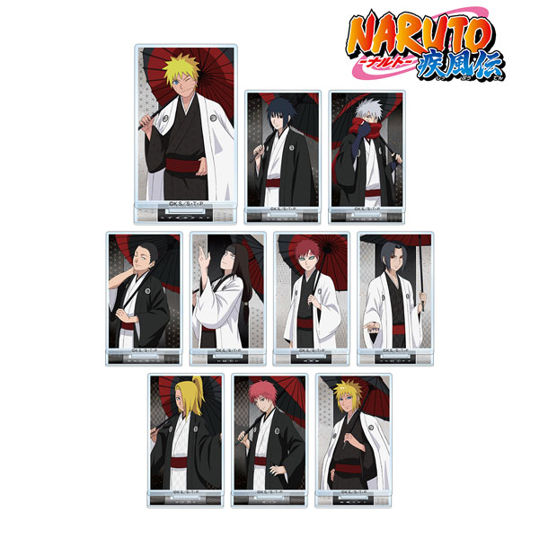 AmiAmi [Character & Hobby Shop]  NARUTO Shippuden New Illustration Gaara  Japanese Outfit w/Oilpaper Umbrella ver. Jumbo Acrylic Stand(Pre-order)