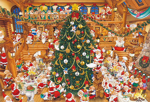 AmiAmi [Character & Hobby Shop] | Jigsaw Puzzle Santa Party 