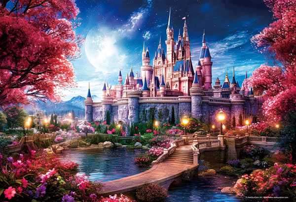 ﾋﾞﾊﾞﾘｰ500S-018月に輝く庭