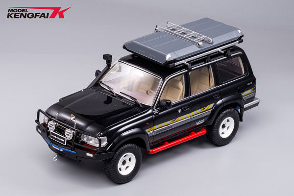 1/18 トヨタ Land Cruiser VX-R LC79 Black 1/18 Toyota Land Cruiser Vx-R LC79 Black Diecast Model Car