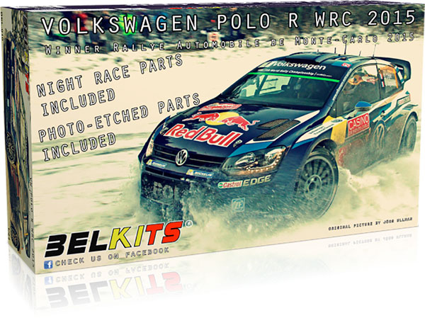 スパーク 1/43 VW ポロ R WRC #9 2015 モータースポーツ2 3rd