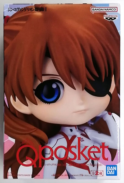 BANDAI SPIRITS Evangelion: 3.0+1.0 Thrice Upon a Time Q posket - Asuka Langley Shikinami Plugsuit Style- A (Game-prize) รูปภาพ 1