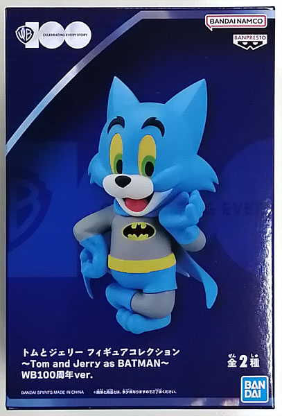 BANDAI SPIRITS Tom and Jerry Figure Collection -Tom and Jerry as BATMAN- WB 100th Anniversary ver. Tom (Game-prize) รูปภาพ 1