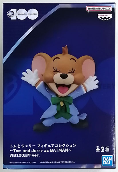 BANDAI SPIRITS Tom and Jerry Figure Collection -Tom and Jerry as BATMAN- WB100th Anniversary ver. Jerry (Game-prize) รูปภาพ 1