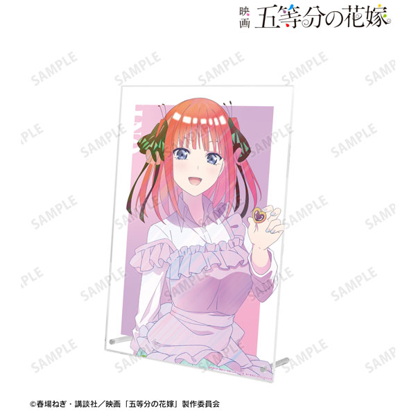 AmiAmi [Character & Hobby Shop]  Movie The Quintessential Quintuplets  New Illustration Group Cherry Blossom Japanese Outfit ver. Ani-Art aqua  label A4 Acrylic Panel(Pre-order)