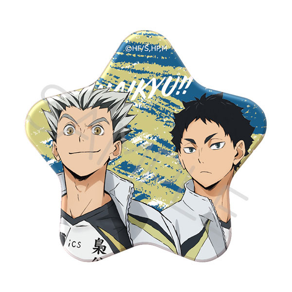 AmiAmi [Character & Hobby Shop]  Haikyuu!! Glitter Tin Badge vol.2 Tetsuro  Kuroo(Released)