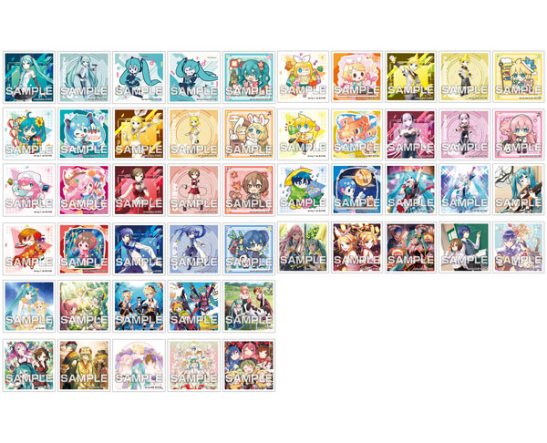 AmiAmi [Character & Hobby Shop]  Hatsune Miku Sticker Collection w/Gum  20Pack BOX (CANDY TOY)(Released)