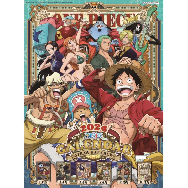 One Piece Anime - Calendários de parede 2024