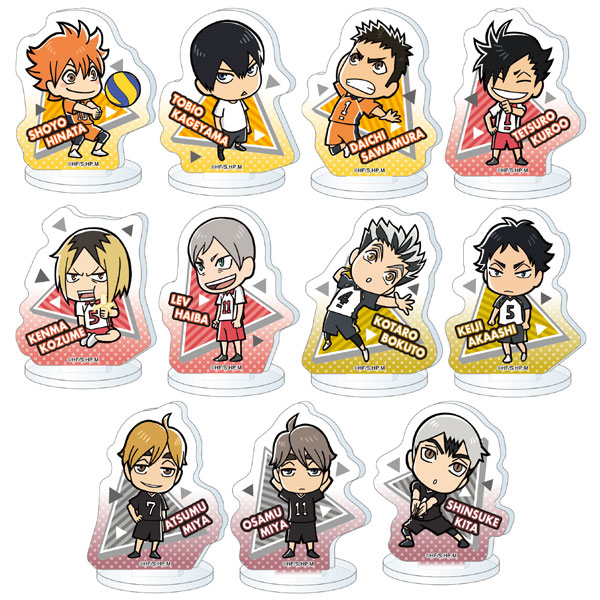 AmiAmi [Character & Hobby Shop]  Haikyuu!! Acrylic Art Panel Karasuno High  School Yojijukugo(Released)