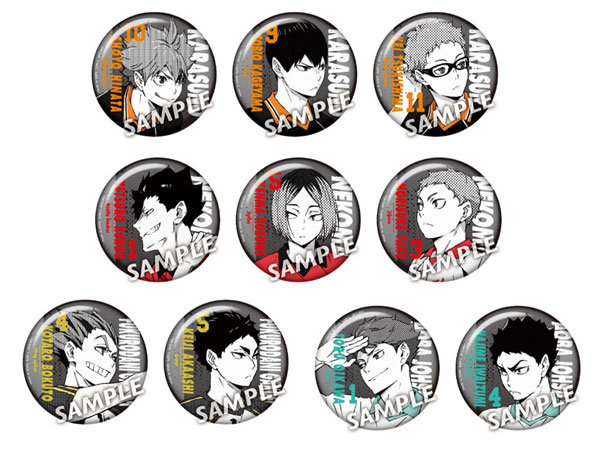 Aitai☆Kuji Haikyuu!! To The Top Movic Character Can Badge SET