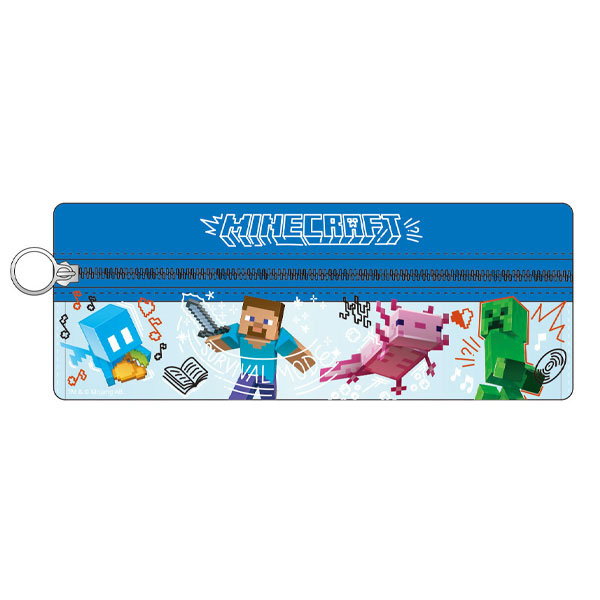 AmiAmi [Character & Hobby Shop] | Minecraft Double-sided Free Pouch  Blue(Released)