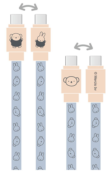 AmiAmi [Character & Hobby Shop] | Miffy PD60W USB2.0 Type-C Cable 