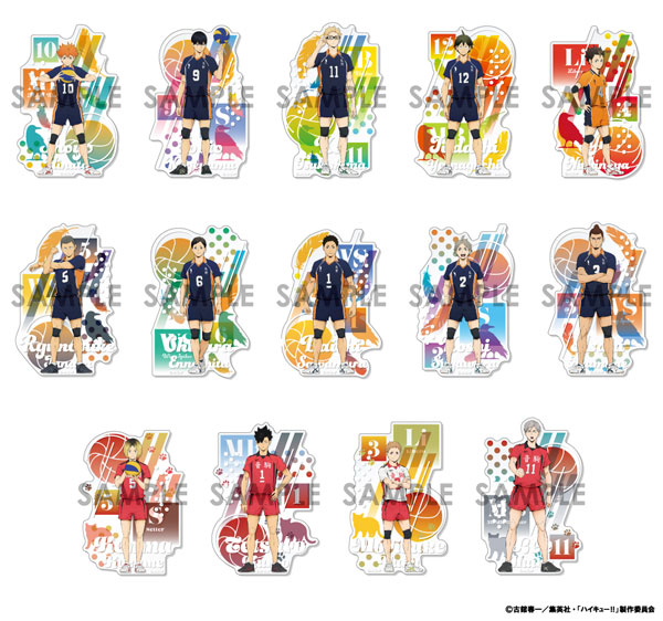 Haikyuu TO THE TOP Stickers - Nishinoya, Tanaka & Hinata