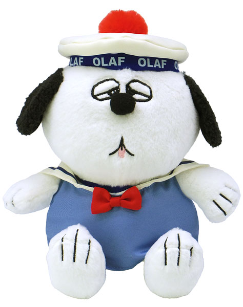 Japan Peanuts Gadget Pocket Sacoche & Neck Strap - Olaf / Navy