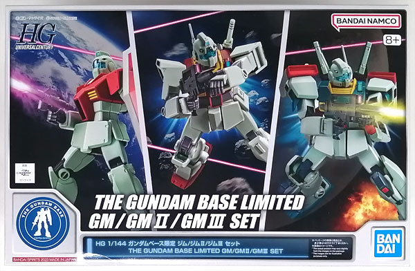 BANDAI SPIRITS HG 1/144 GM / GMII / GMIII Set Plastic Model (Gundam Base Exclusive) รูปภาพ 1