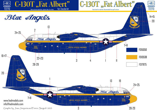 AmiAmi [Character & Hobby Shop] | 1/72 C-130T Blue Angels 