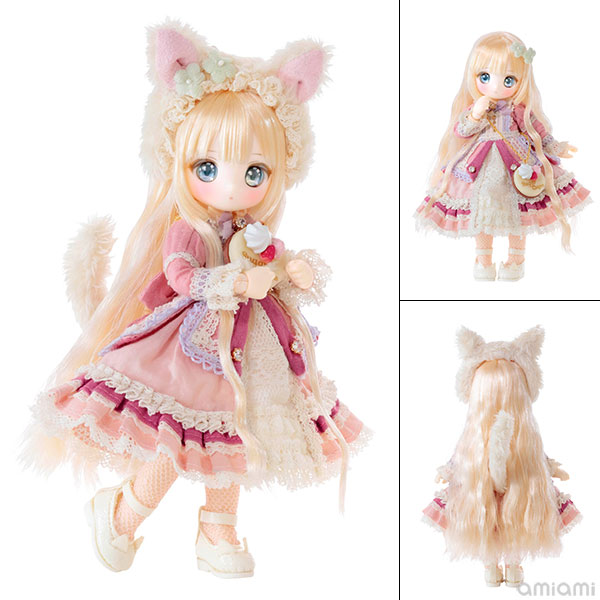 AmiAmi [Character & Hobby Shop] | Primrose x SugarCups Chocolala  -Strawberry Milk Cat- Complete Doll(Released)