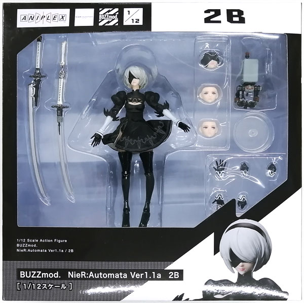 NieR:Automata Ver1.1a［BUZZmod.］2B 1/12 Scale Action Figure