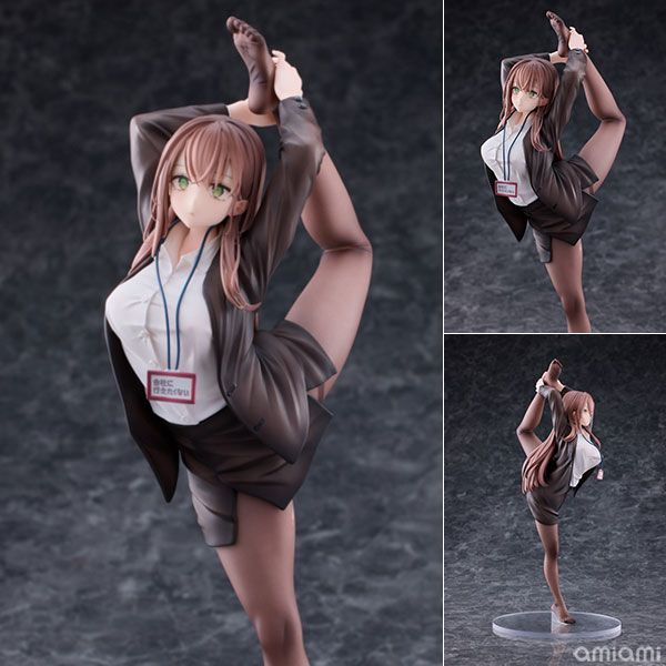 Surprisingly Bendy OL-chan Who Doesn't Want to Go to Work White Ver. 1/6 Complete Figure Deluxe Edition