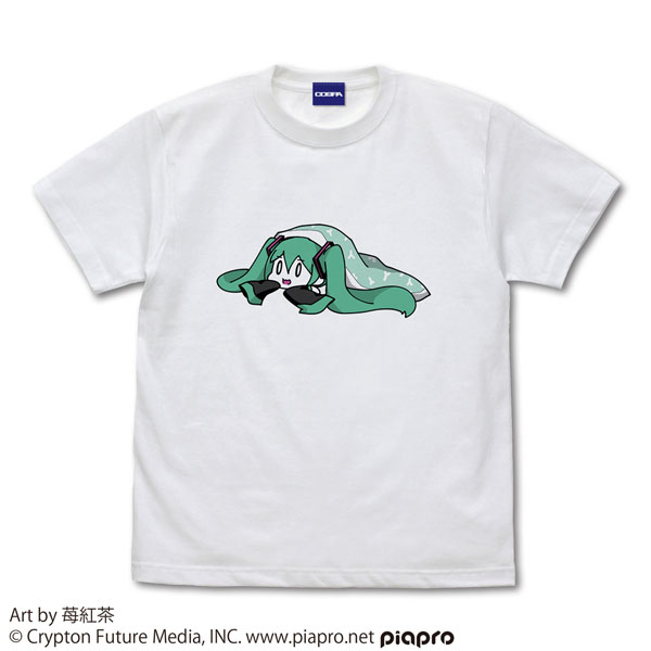 COSPA Hatsune Miku T-shirt Ichigo Koucha Ver. /WHITE-L รูปภาพ 1