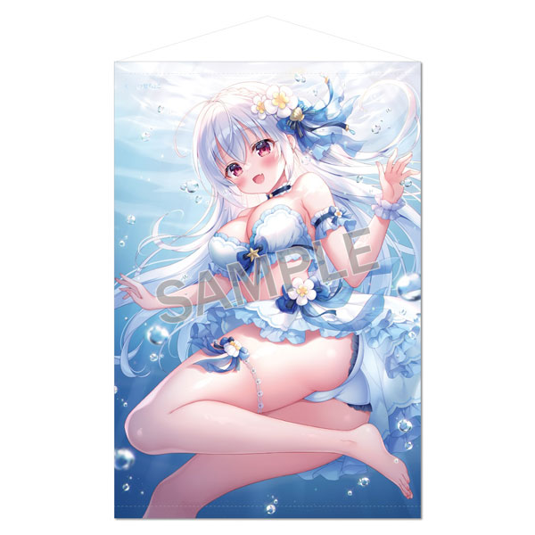 Brendream Mitsuba Choko B2 Wall Scroll Aqua Princess รูปภาพ 1
