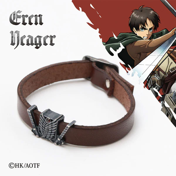 AmiAmi [Character & Hobby Shop] | Attack on Titan Leather Bracelet 