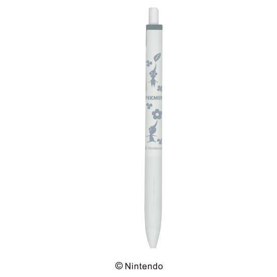 Ensky Pikmin Uni-ball One (6) White Pikmin (Ink Color: Sesami Grey) รูปภาพ 1