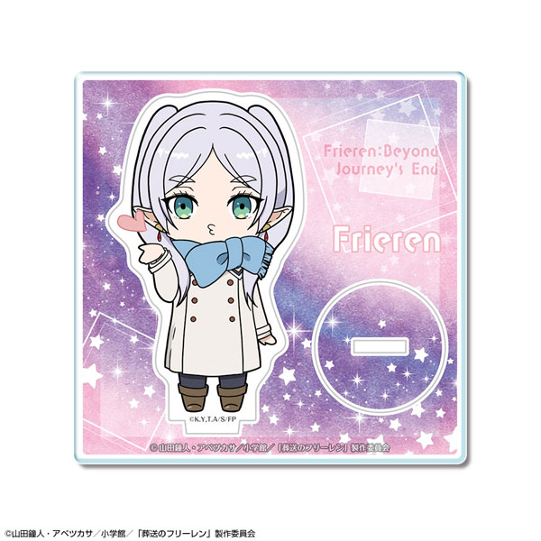License Agent TV Anime "Frieren: Beyond Journey's End" Chibi Chara Acrylic Stand Design 03 (Frieren /C) image 1