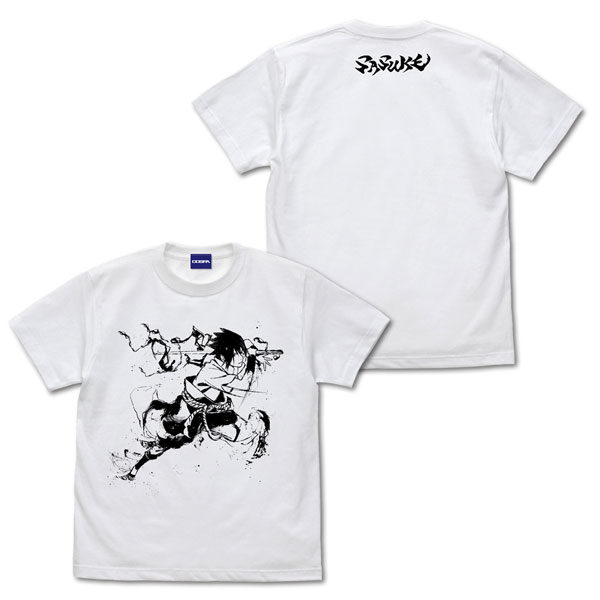 COSPA NARUTO Shippuden Sasuke T-shirt Ink Painting Ver. /WHITE-S รูปภาพ 1