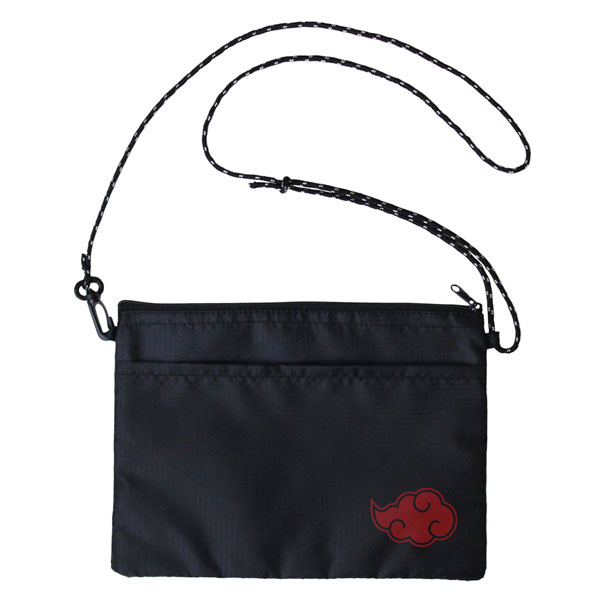 COSPA NARUTO Shippuden "Akatsuki" Tent Cloth Musette Bag /BLACK hình ảnh 1
