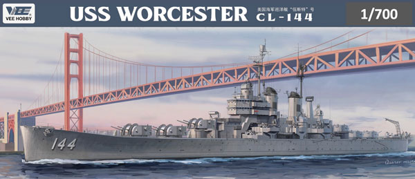 AmiAmi [Character & Hobby Shop] | 1/700 US Navy Light Cruiser USS